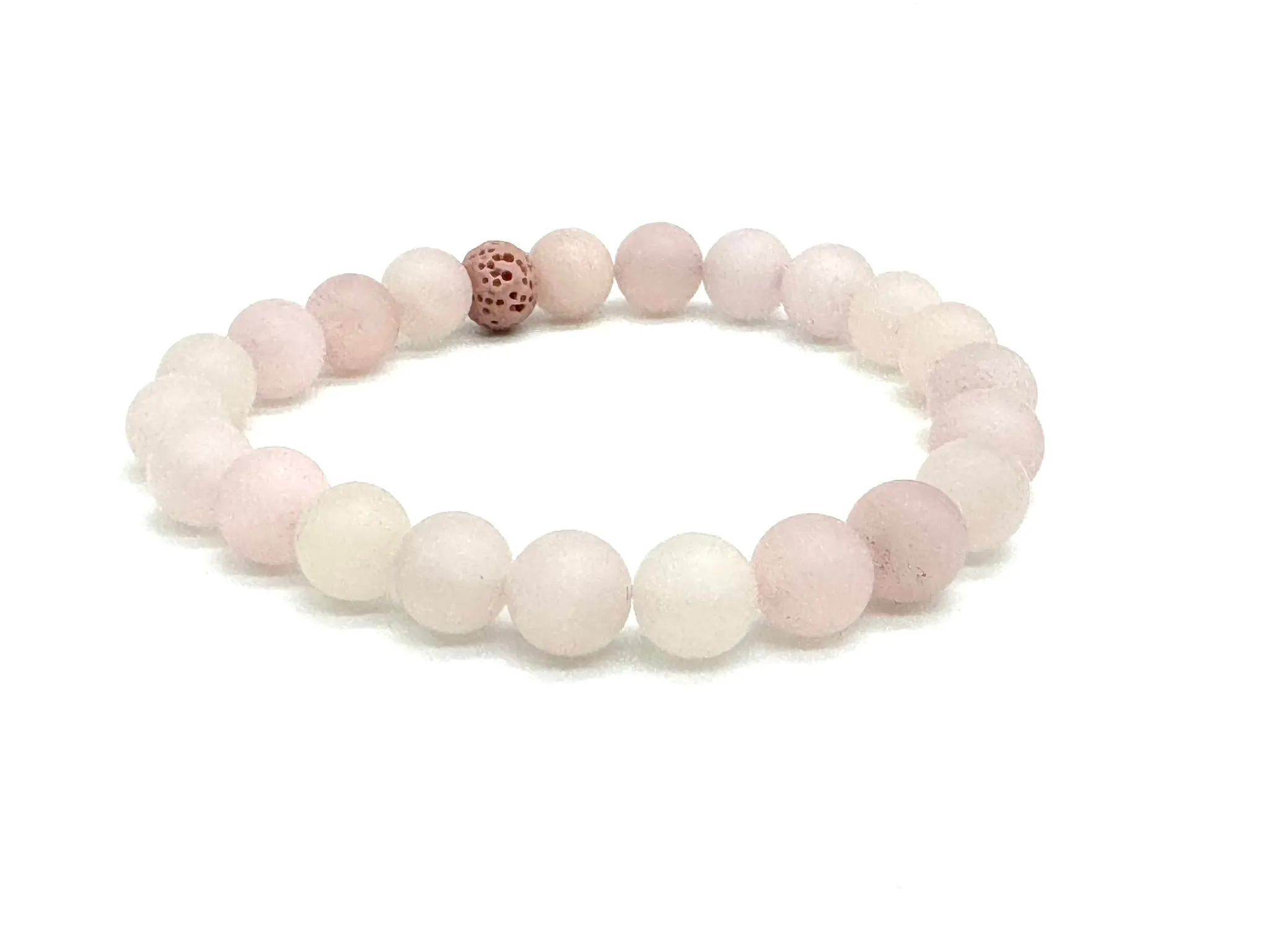 Rose Quartz Crystal Diffuser Bracelet