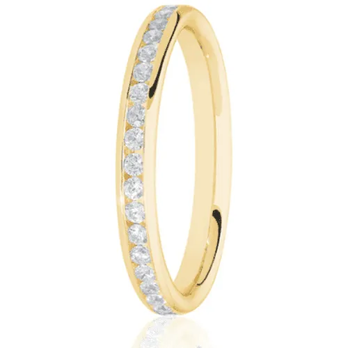 Round Brilliant Cut Channel Set .25ct