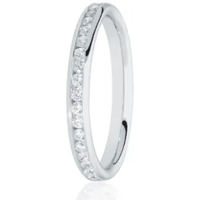 Round Brilliant Cut Channel Set .25ct