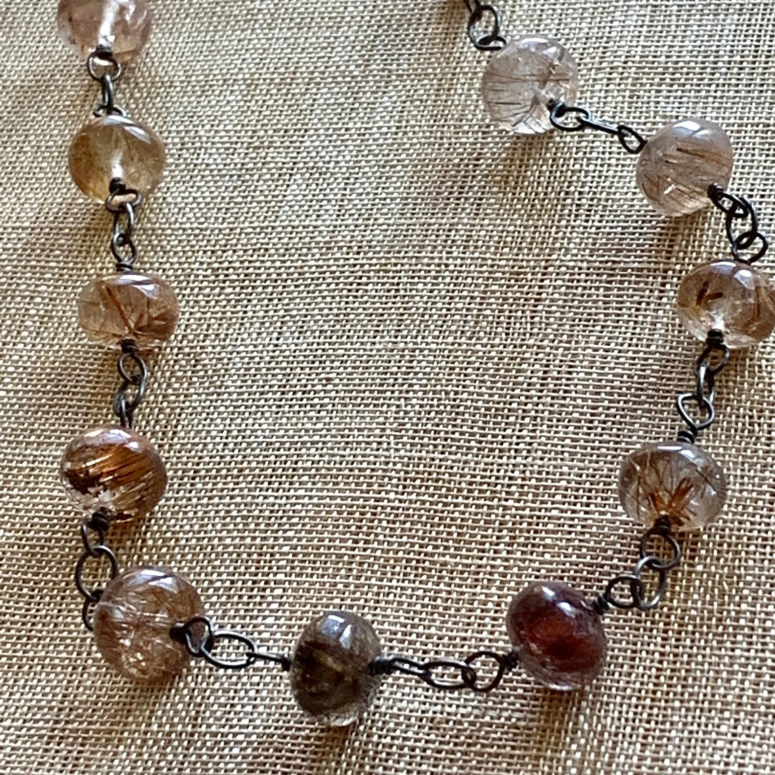 Rutillated Quartz Necklace