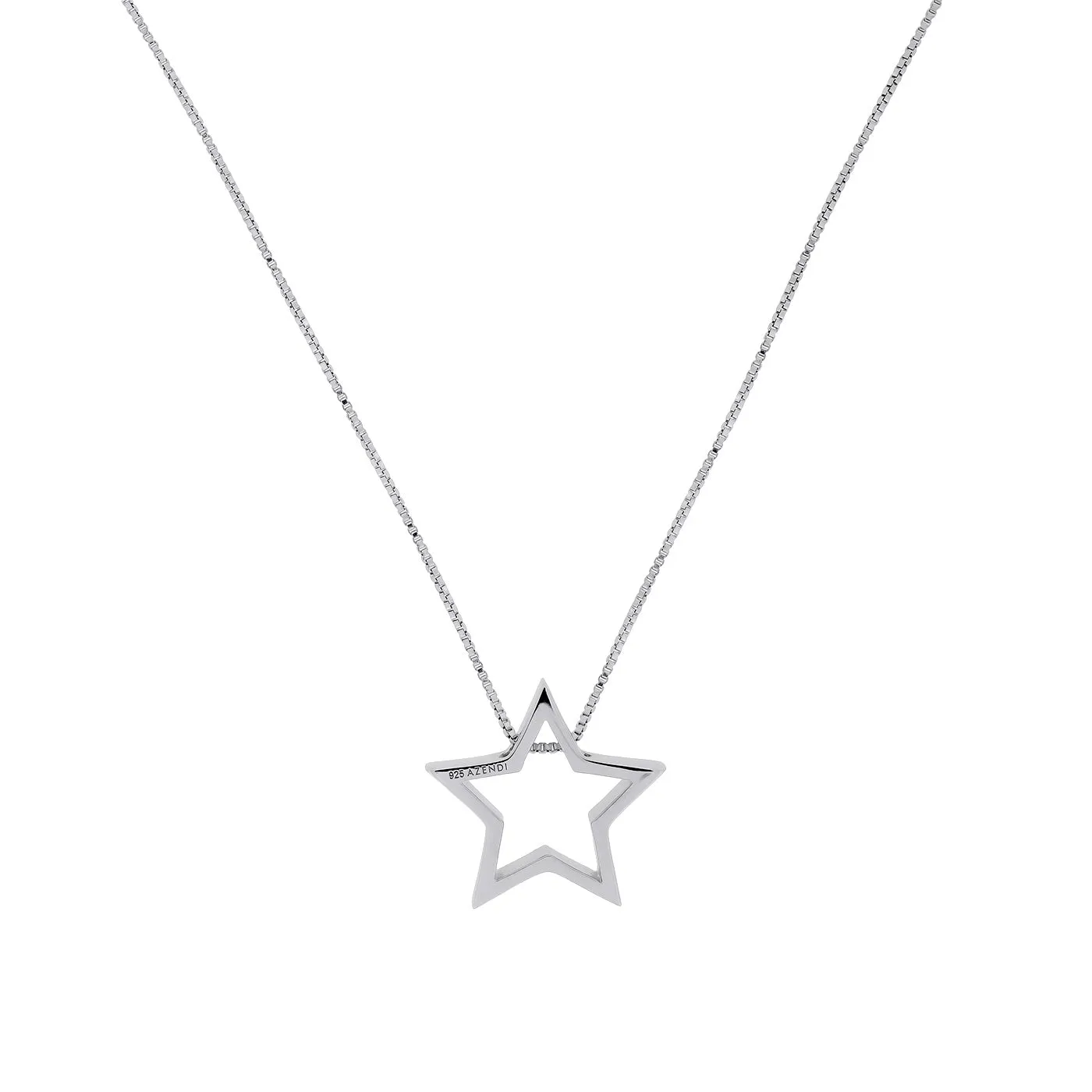 Silver Two-Part Star Pendant