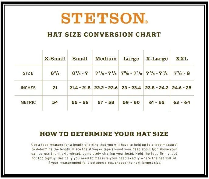Stetson 5X Bark Catera Fur Felt Western Hat SFCTRA-40321271