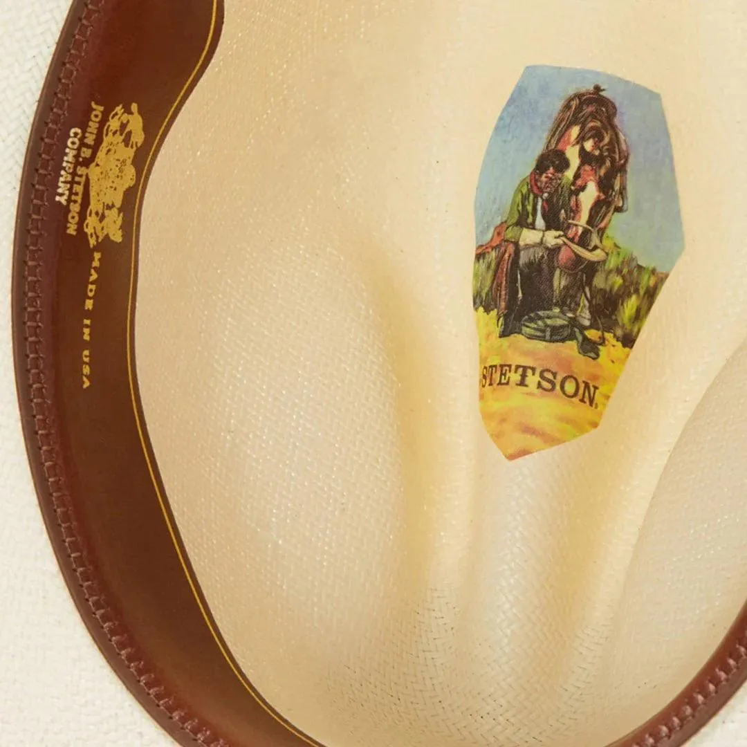 Stetson Natural Broken Bow Straw Cowboy Hat SSBBOW-95448171
