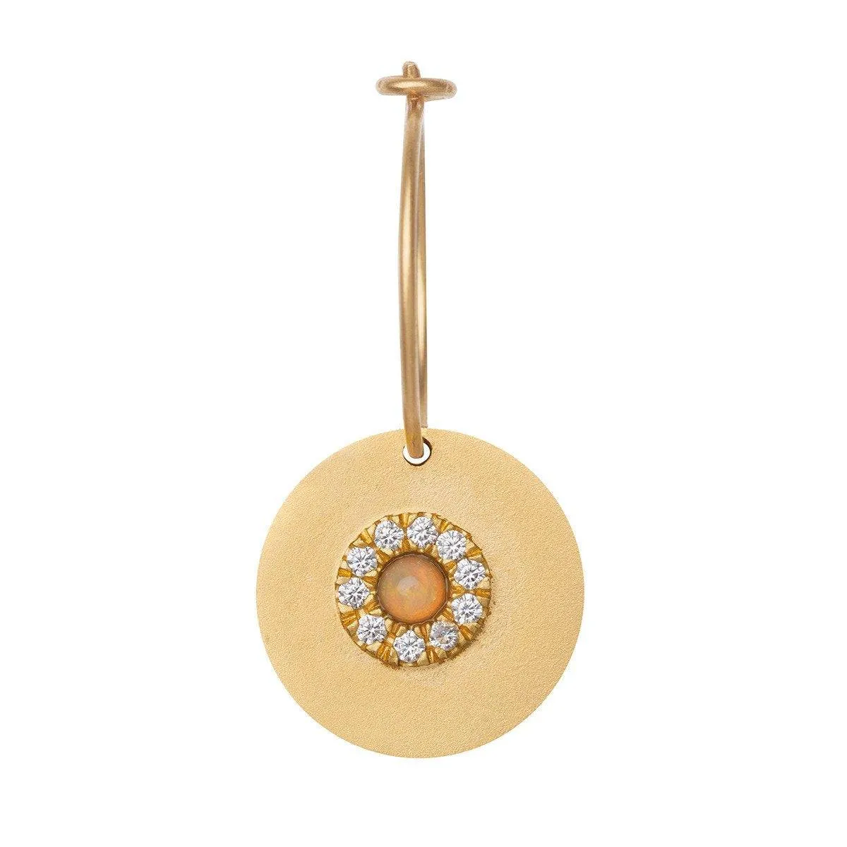 Sun Disc Hoops