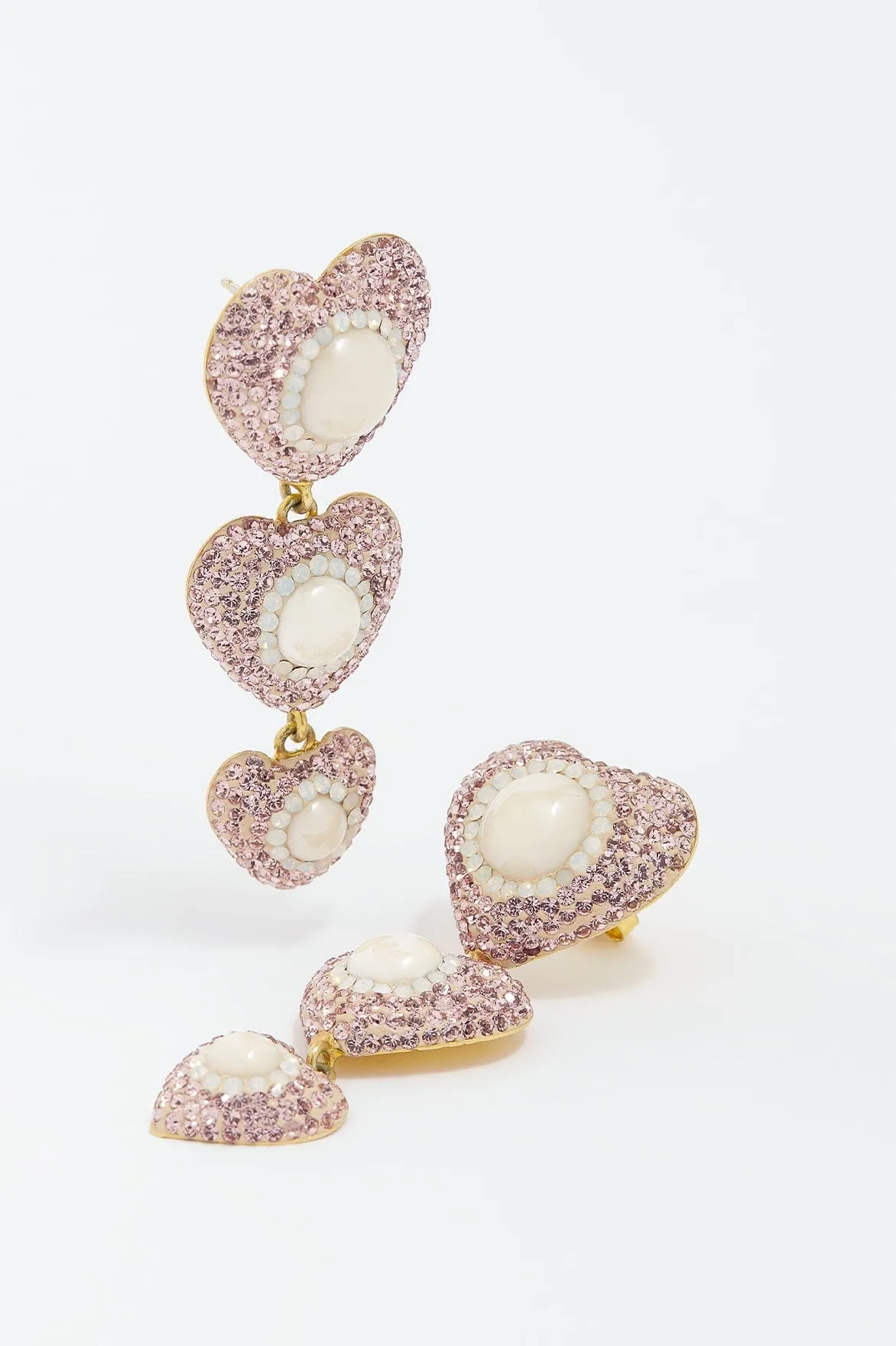 Sweetheart Blossom Drop Earrings