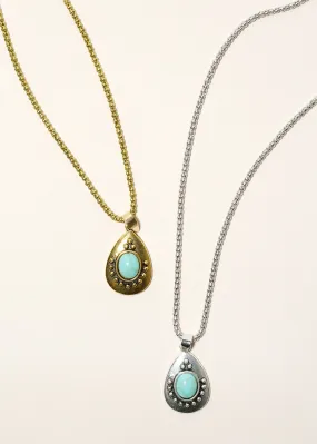 Teardrop Turquoise Necklace