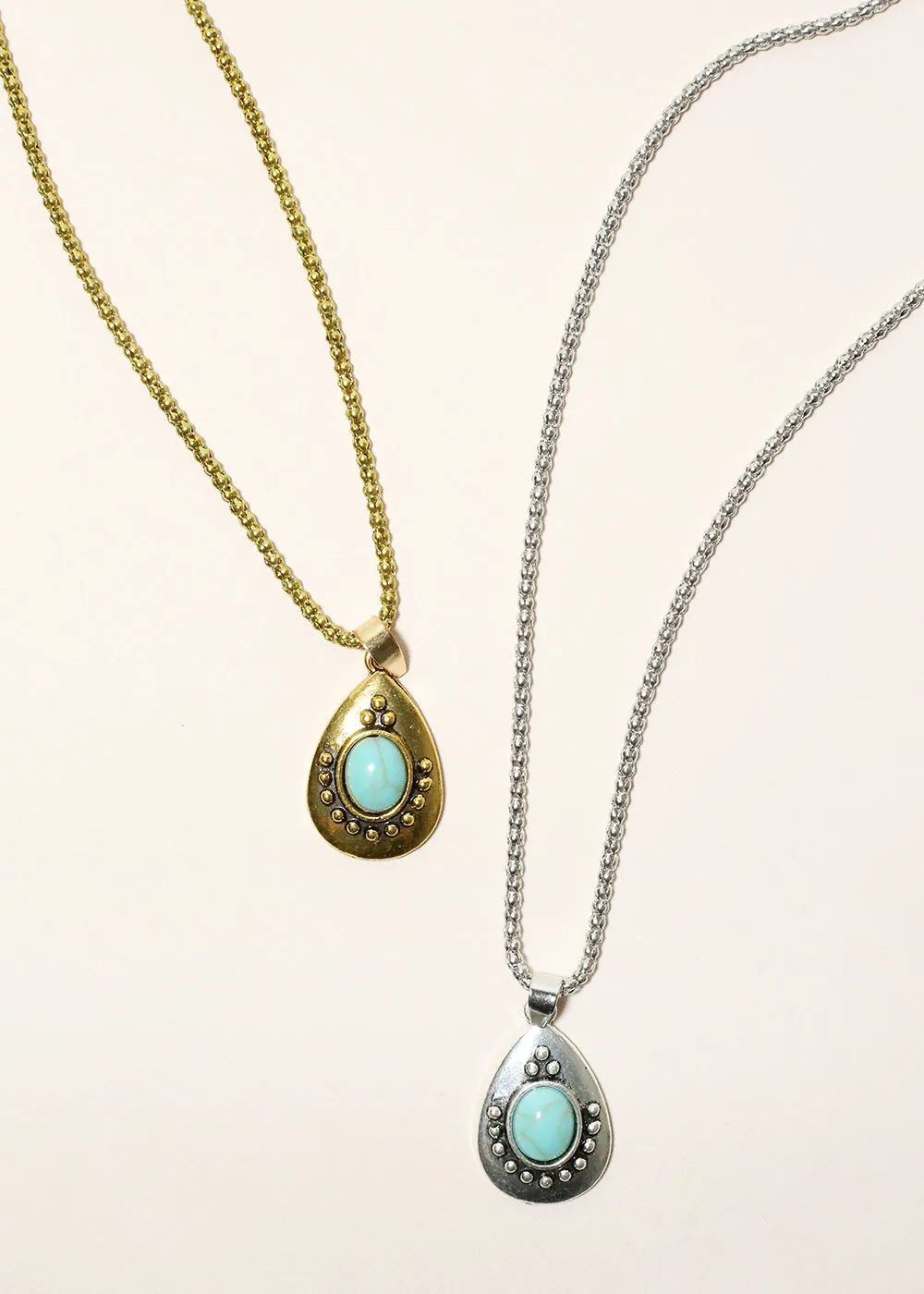 Teardrop Turquoise Necklace