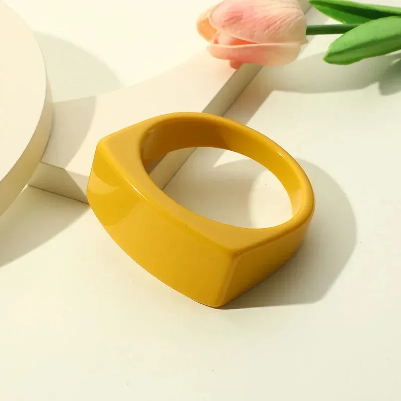 TEEK - Colorful Resin Wide Bracelet