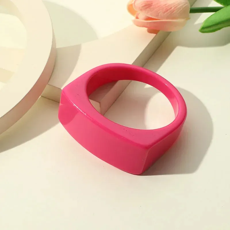 TEEK - Colorful Resin Wide Bracelet