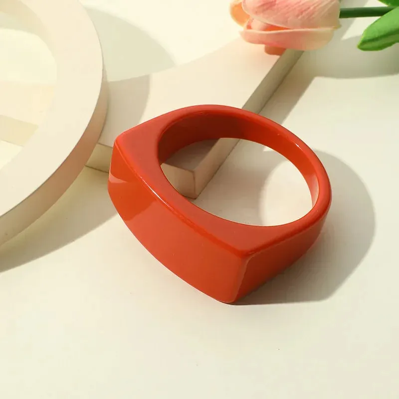 TEEK - Colorful Resin Wide Bracelet