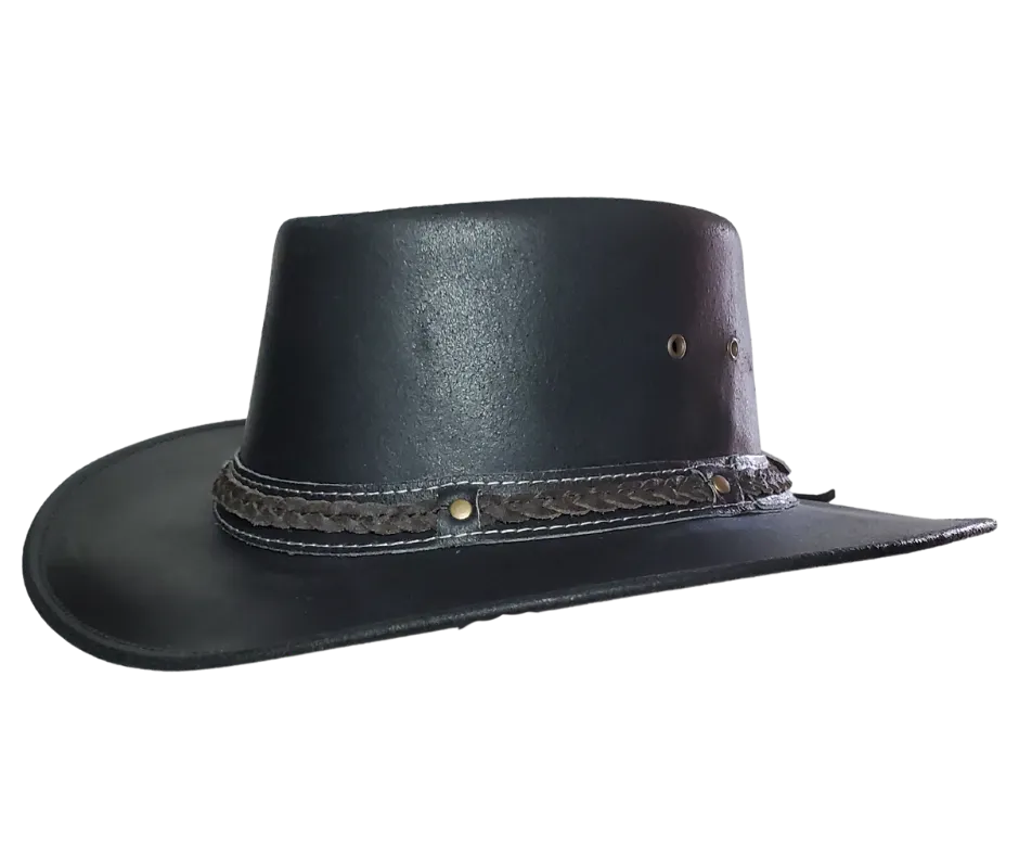 The Hombre Leather Outback Hat