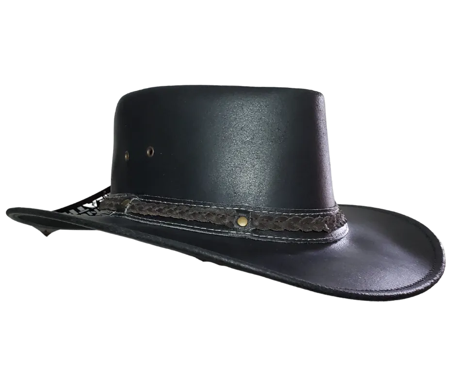 The Hombre Leather Outback Hat