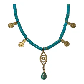 Third Eye Turquoise Necklace