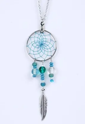 Turquoise Dreamcatcher Necklace