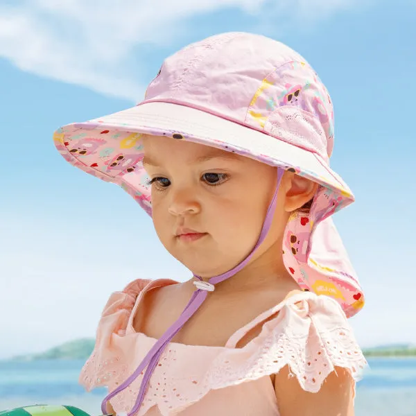 UV Protection Back Flap Hat