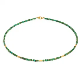 Wasuka Green Turquoise Necklace - 84467356