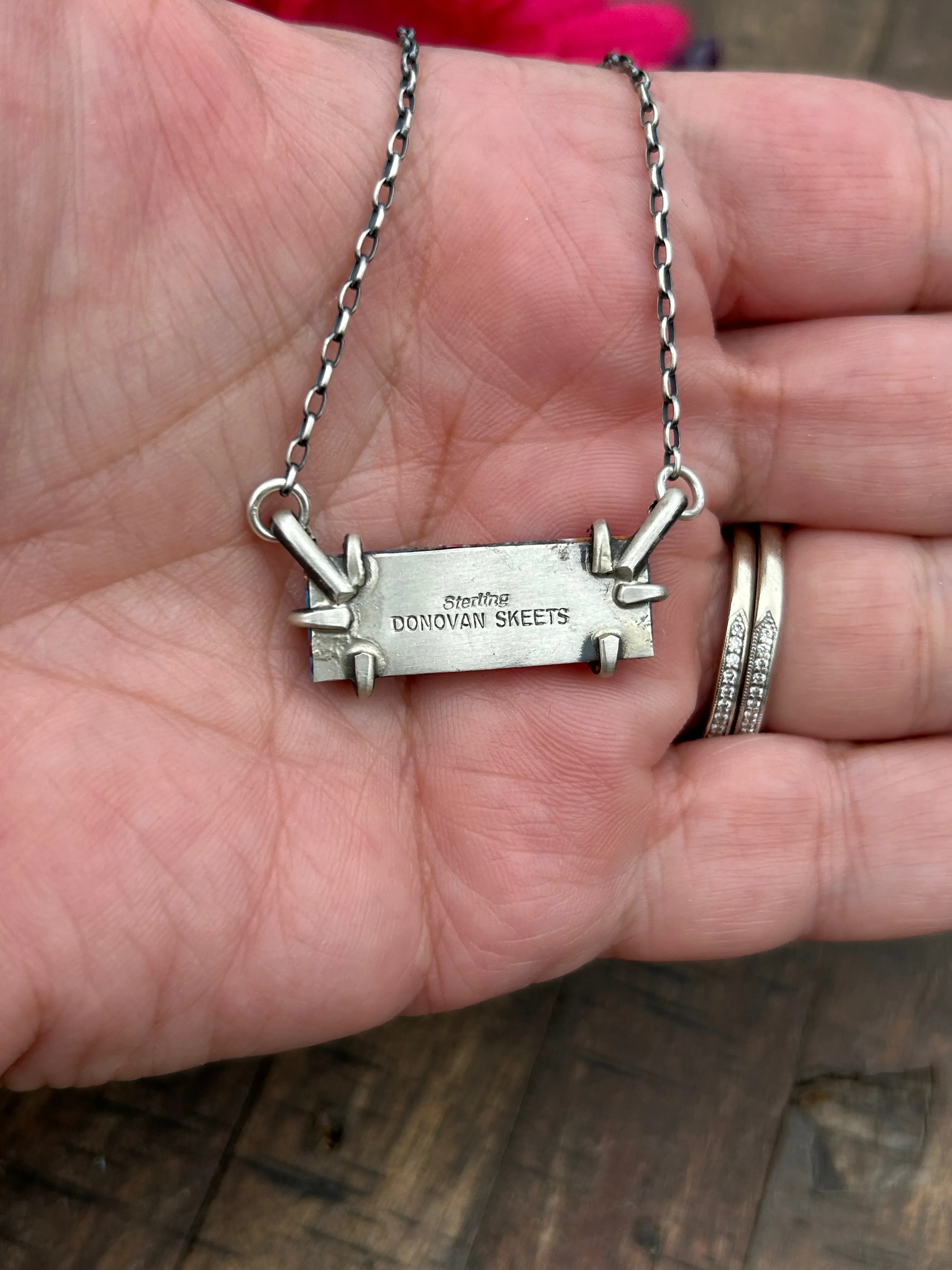 Waterproof Kingman Bar Necklace #10