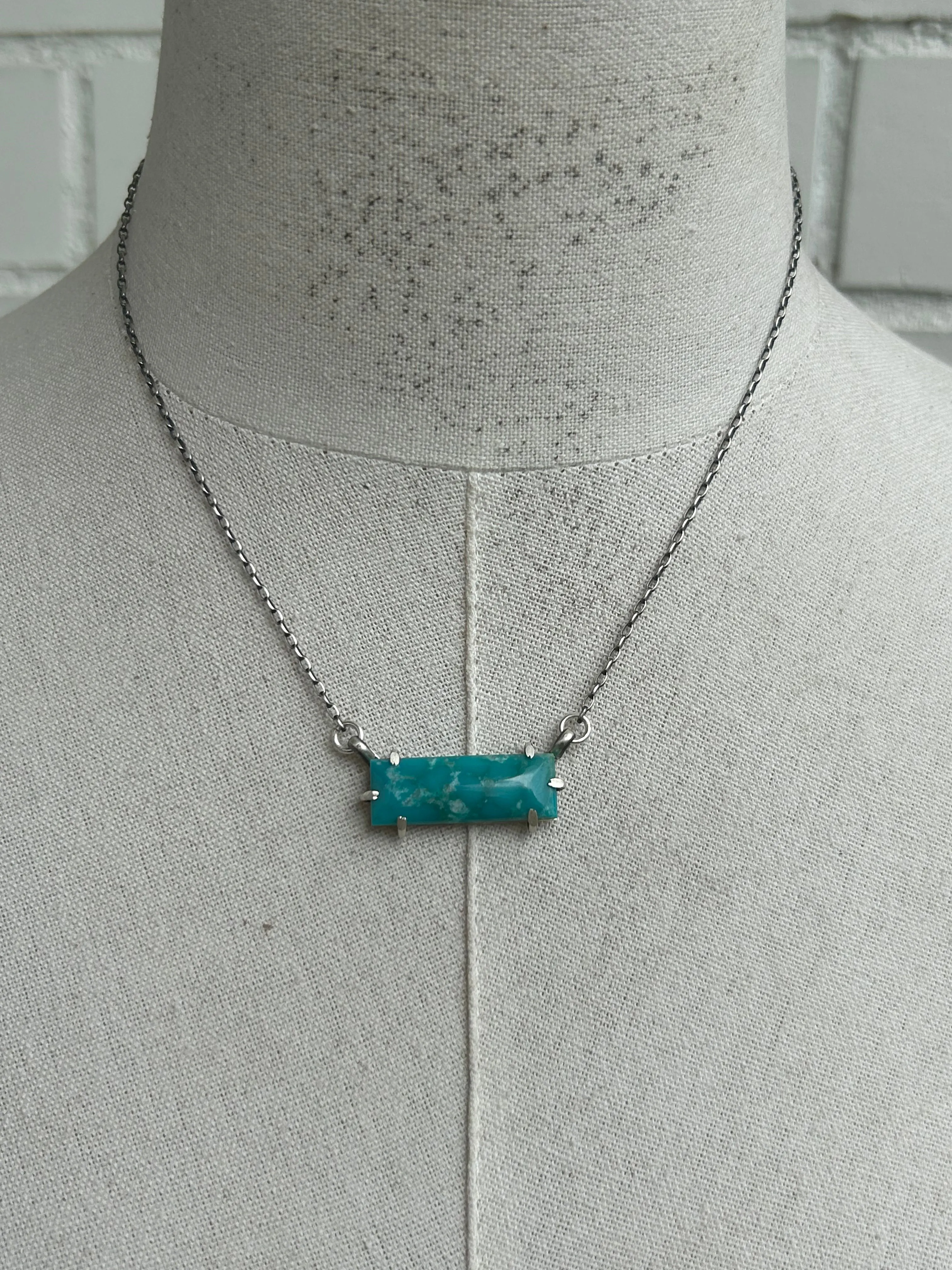 Waterproof Kingman Bar Necklace #10