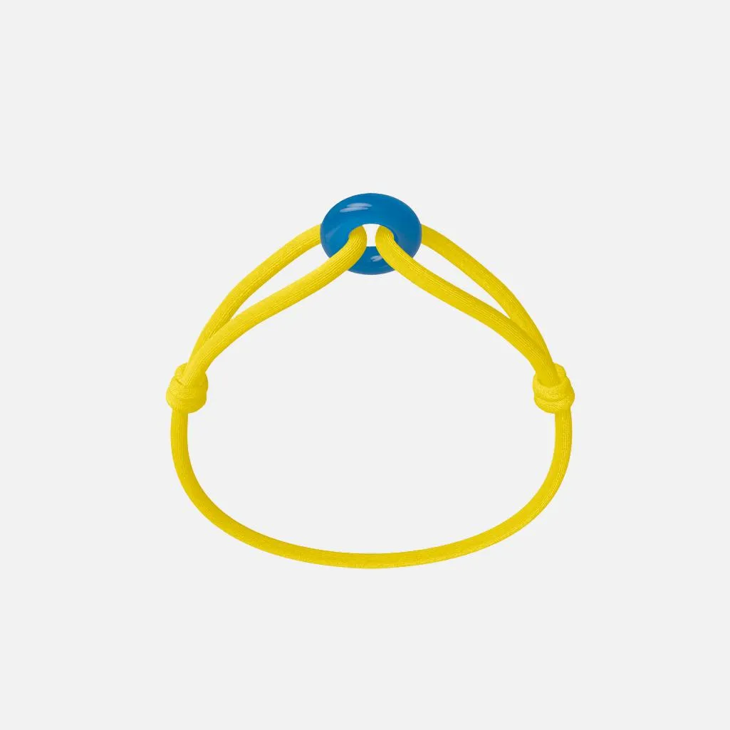 Wecord Blue Soho Cord Bracelet