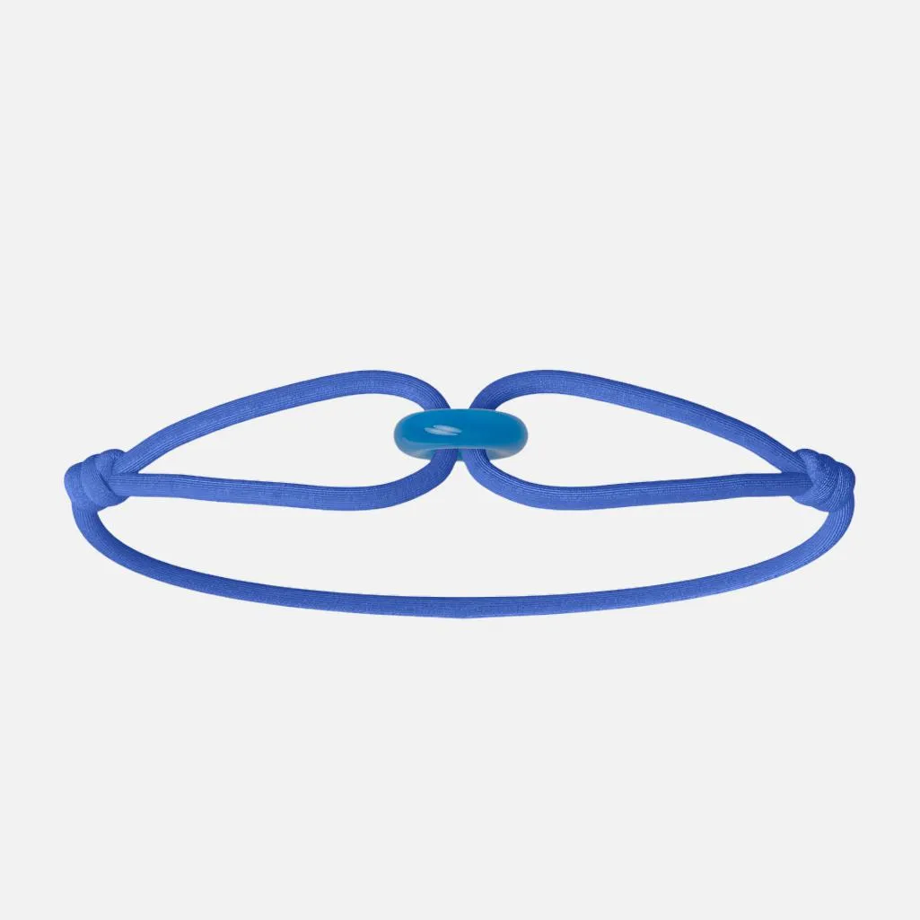 Wecord Blue Soho Cord Bracelet