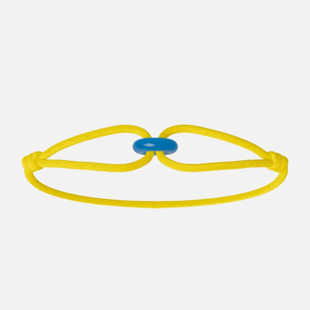 Wecord Blue Soho Cord Bracelet