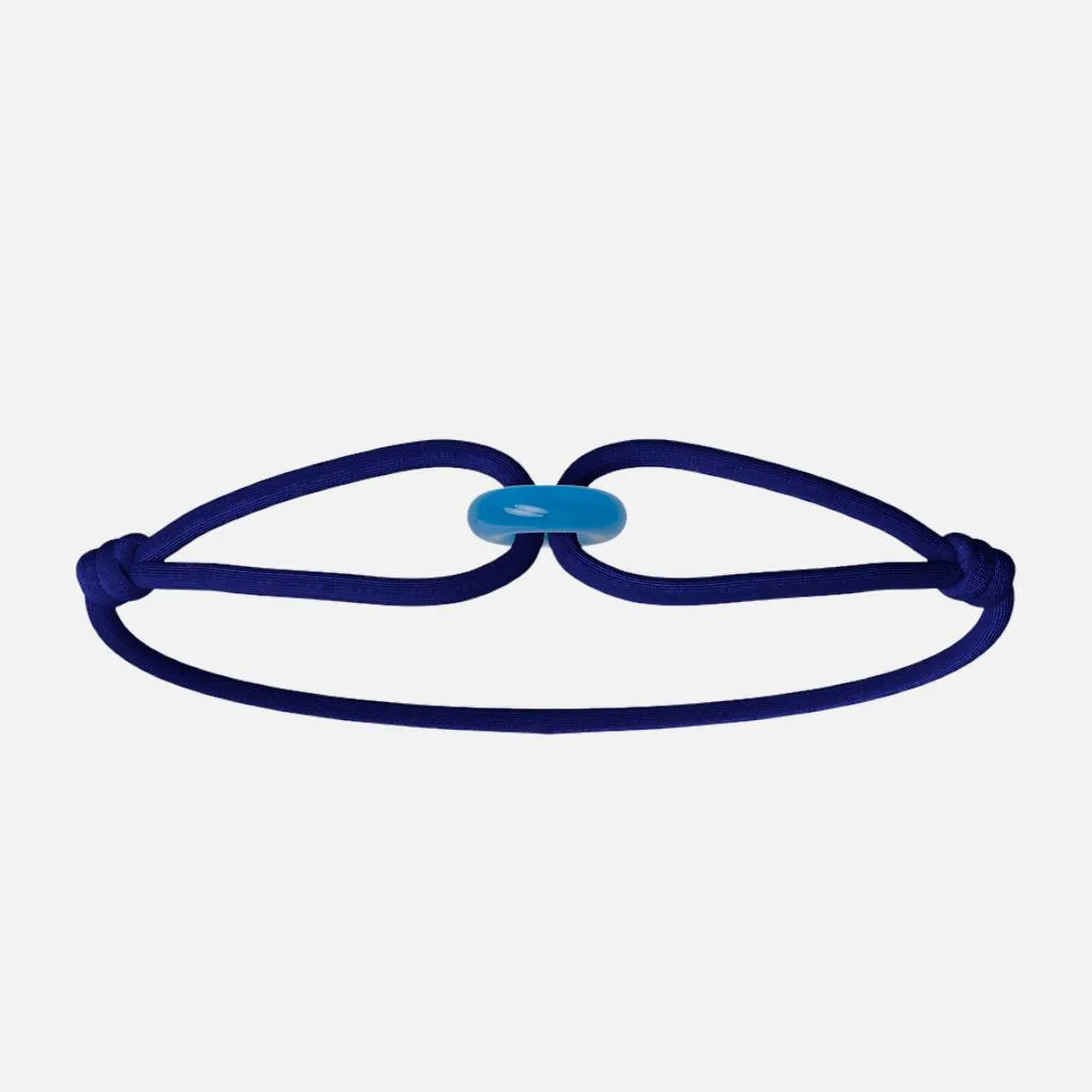 Wecord Blue Soho Cord Bracelet