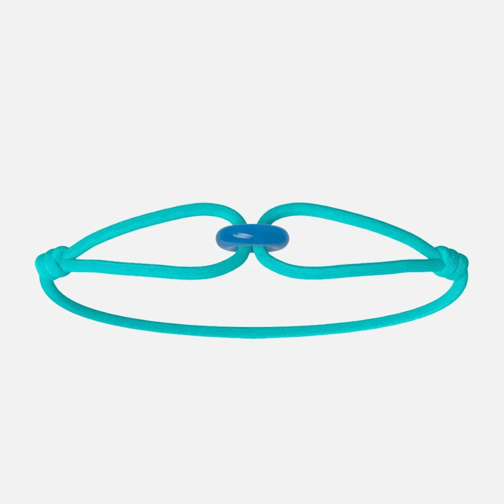 Wecord Blue Soho Cord Bracelet