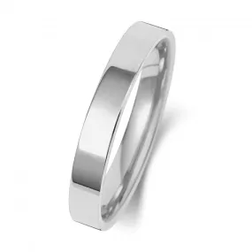 Wedding Band 18K Flat Court 3mm-1.15 Wedding  Ring WQ123WL/I