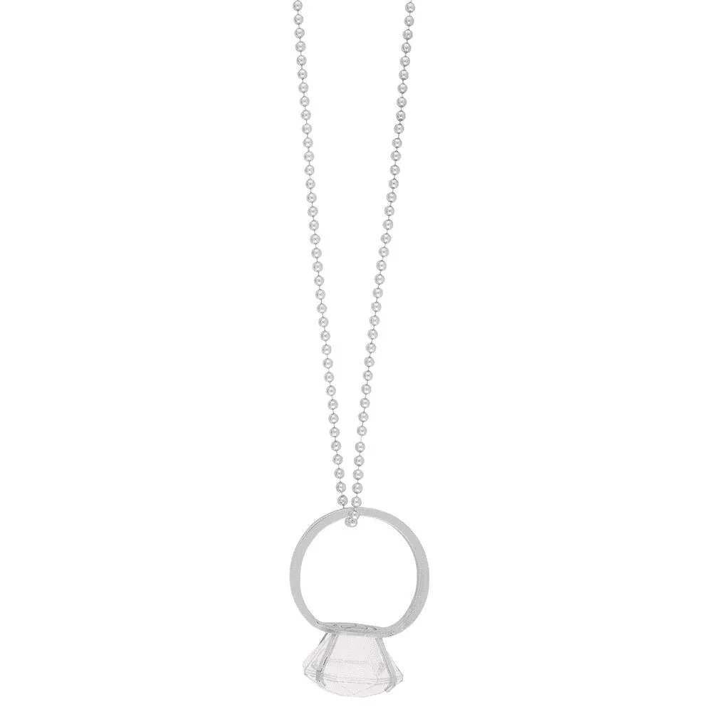 Wedding Ring Bead Necklace