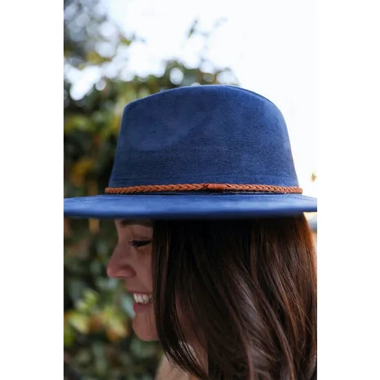 Wide Brim Banded Hat