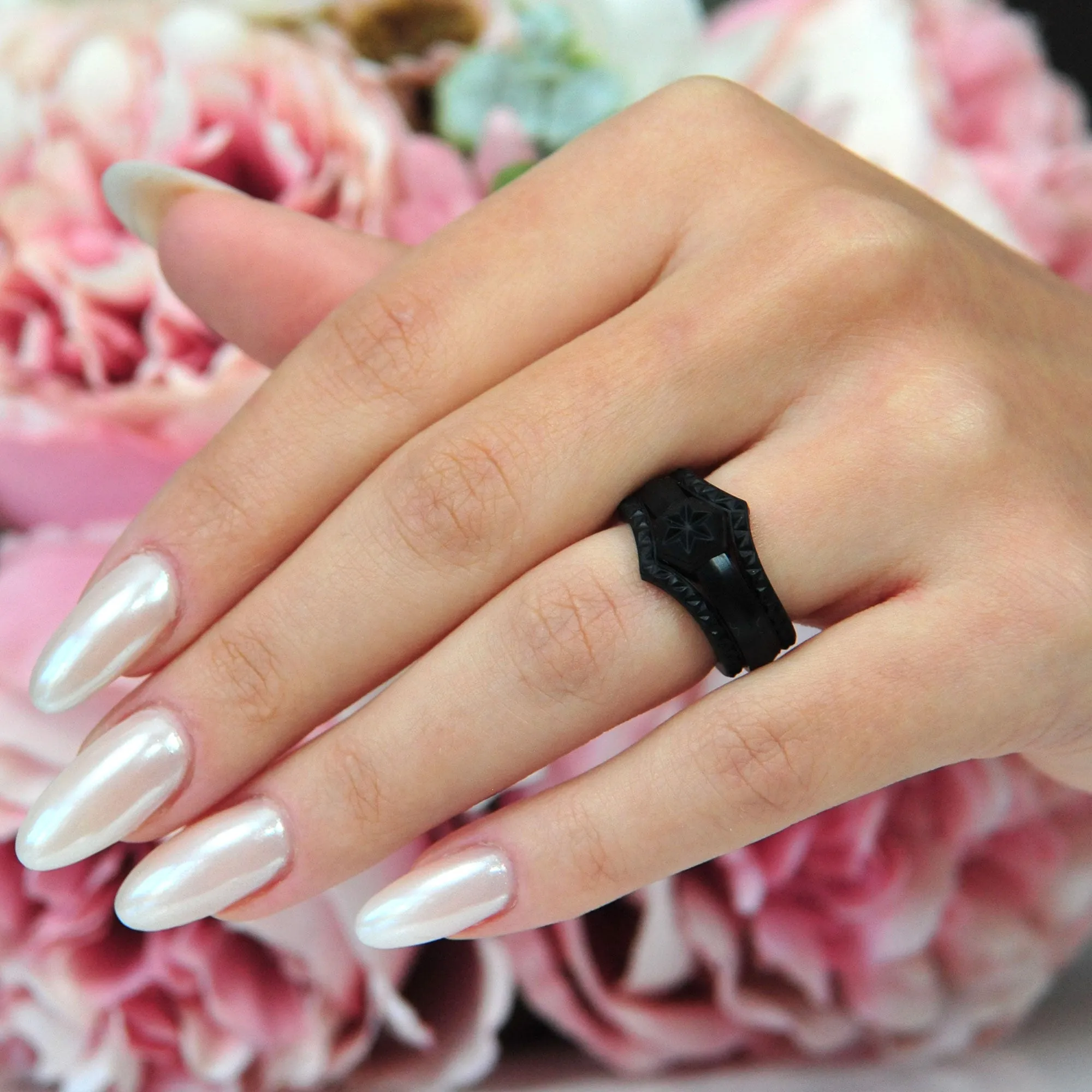 Women's Couture Silicone Rings - 5 Rings Set