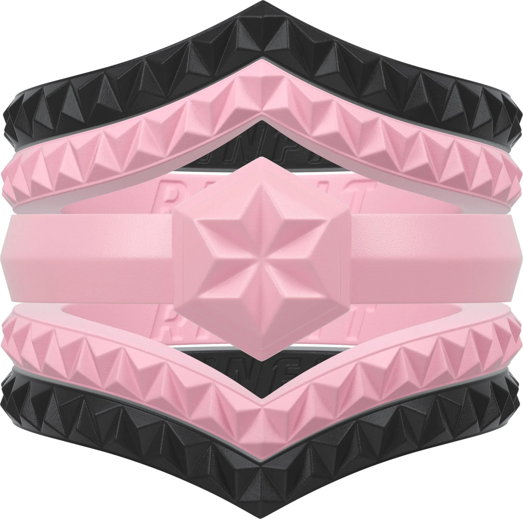 Women's Couture Silicone Rings - 5 Rings Set